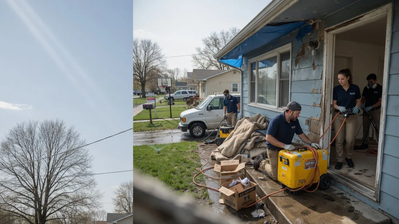 Basement Flood Cleanup in Cairo, IL near me